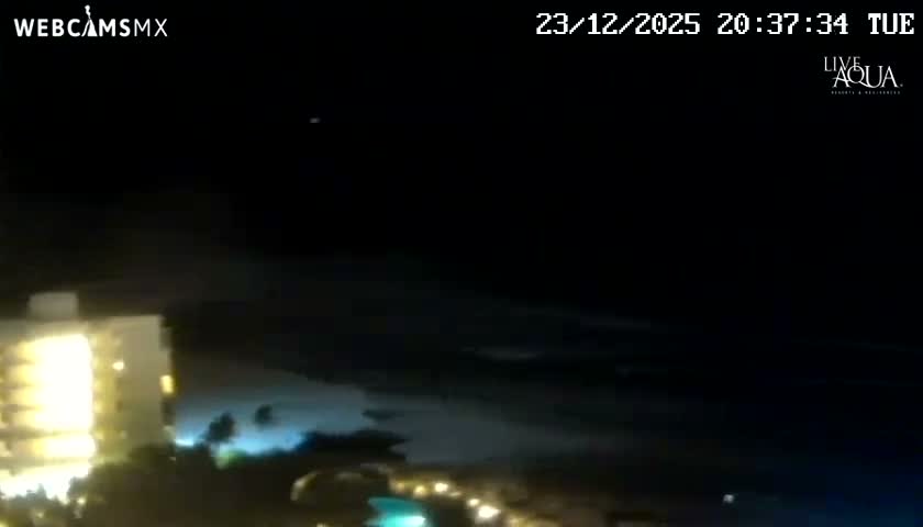 (Cancun) Cancún Playa Marlin Beach & Hotel Pools Live Cam - Benito Juarez, Quintana Roo, Mexico