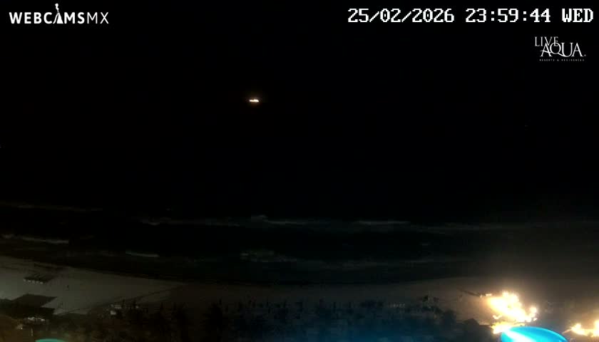 (Cancun) Cancún Playa Marlin Beach & Hotel Pools Live Cam - Benito Juarez, Quintana Roo, Mexico