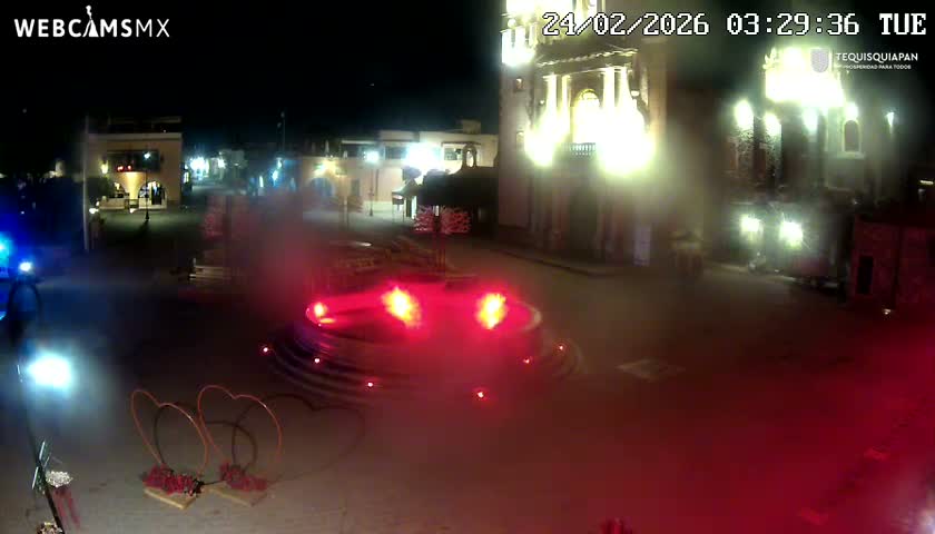 Tequisquiapan, Plaza Miguel Hidalgo & Parish St. Mary of the Assumption Live Cam - Tequisquiapan, Queretaro, Mexico
