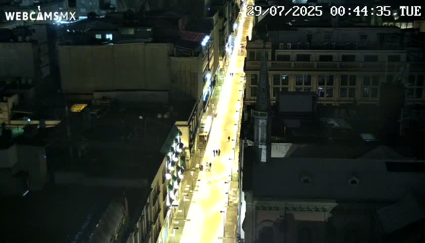 Mexio City, Avenida Francisco I. Madero Avenue  Live Cam - Centro, Ciudad de Mexico, Mexico