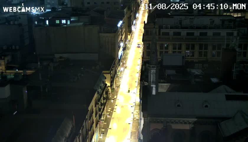 Mexio City, Avenida Francisco I. Madero Avenue  Live Cam - Centro, Ciudad de Mexico, Mexico