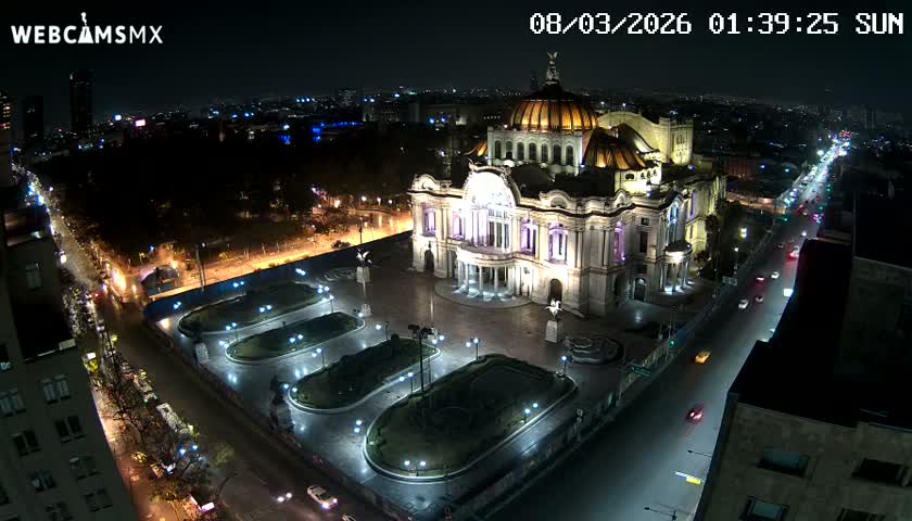 Mexio City, Avenida Francisco I. Madero Avenue  Live Cam - Centro, Ciudad de Mexico, Mexico