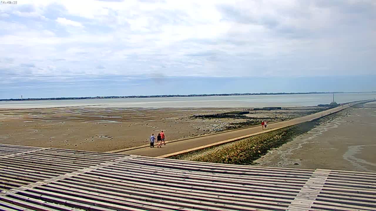 Noirmoutier - Passage du Gois Live Cam - Les Sables-d'Olonne , Vendée, Pays de la Loire, France