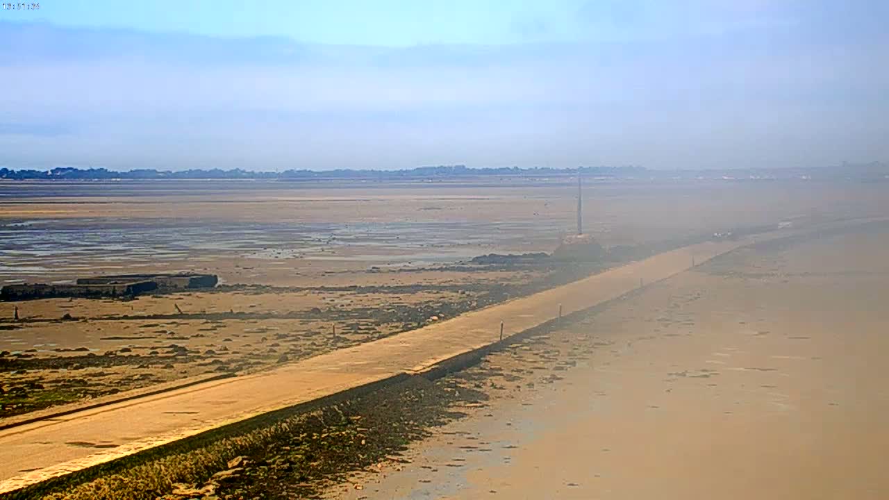 Noirmoutier - Passage du Gois Live Cam - Les Sables-d'Olonne , Vendée, Pays de la Loire, France