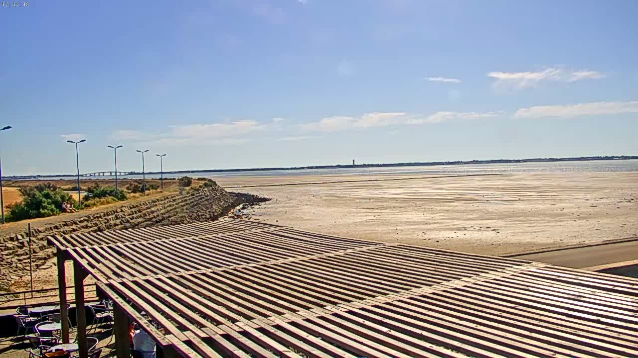 Noirmoutier - Passage du Gois Live Cam - Les Sables-d'Olonne , Vendée, Pays de la Loire, France