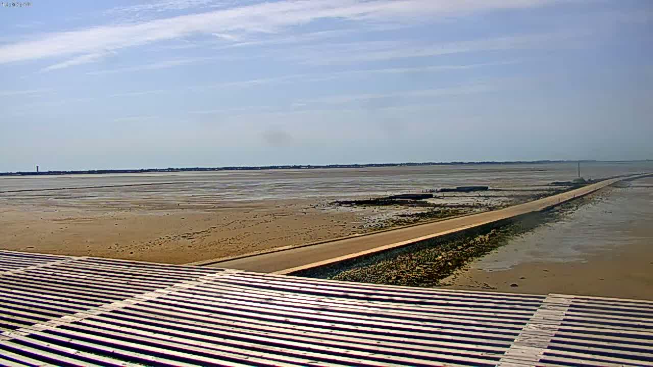 Noirmoutier - Passage du Gois Live Cam - Les Sables-d'Olonne , Vendée, Pays de la Loire, France