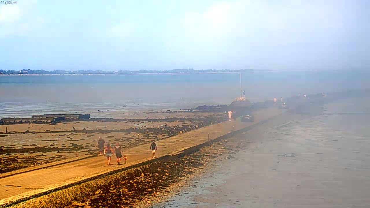 Noirmoutier - Passage du Gois Live Cam - Les Sables-d'Olonne , Vendée, Pays de la Loire, France