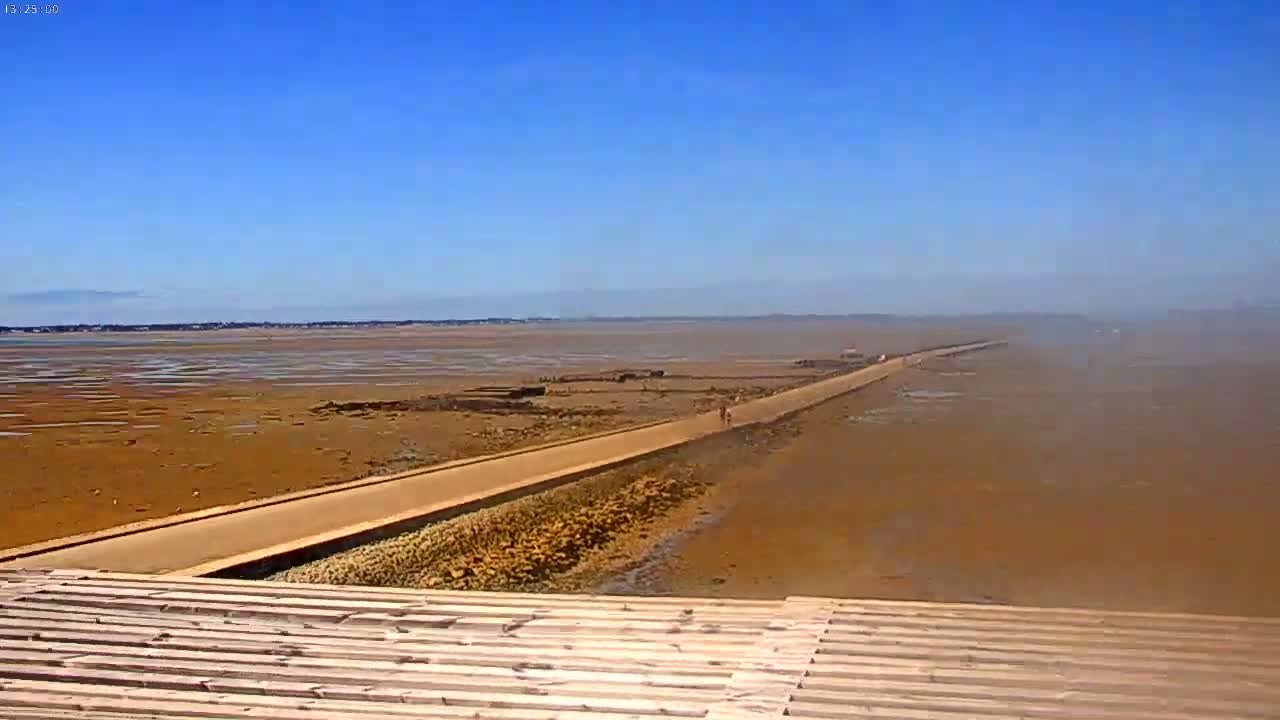 Noirmoutier - Passage du Gois Live Cam - Les Sables-d'Olonne , Vendée, Pays de la Loire, France