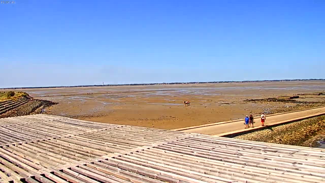 Noirmoutier - Passage du Gois Live Cam - Les Sables-d'Olonne , Vendée, Pays de la Loire, France
