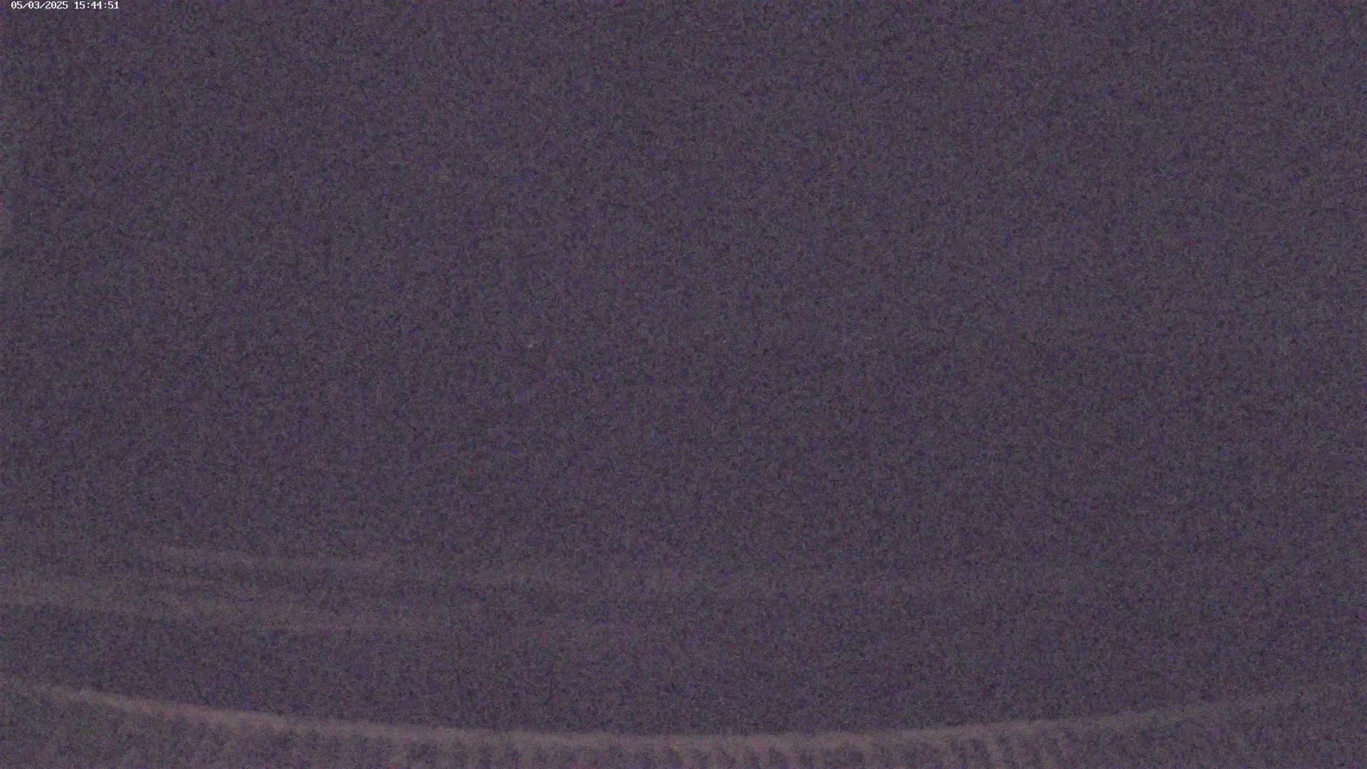 A grainy, dark purple image shows a mostly uniform texture with subtle variations in shade.