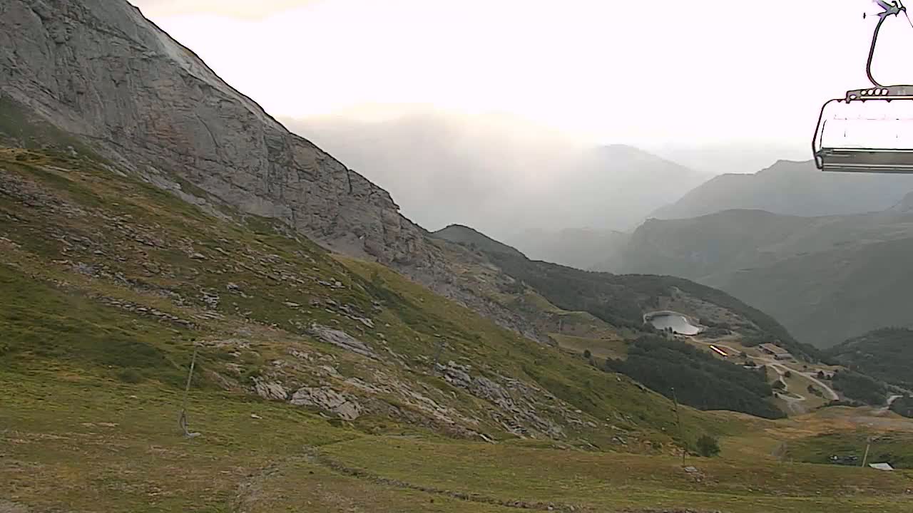 Gourette - Secteur Cotch Ski Slopes Live Cam - Eaux-Bonnes,  Pyrenees-Atlantiques, Nouvelle-Aquitaine, France 