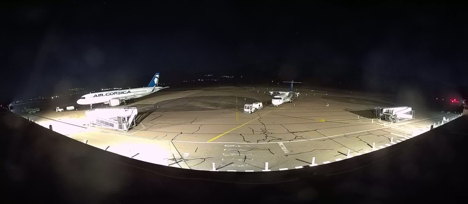 Corsica, Aéroport  de Calvi Sainte-Catherine Airport Live Cam CLY/LFKC - Calvi, Haute-Corse, Corse, France