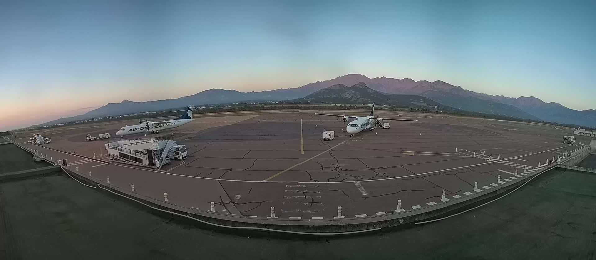 Corsica, Aéroport  de Calvi Sainte-Catherine Airport Live Cam CLY/LFKC - Calvi, Haute-Corse, Corse, France