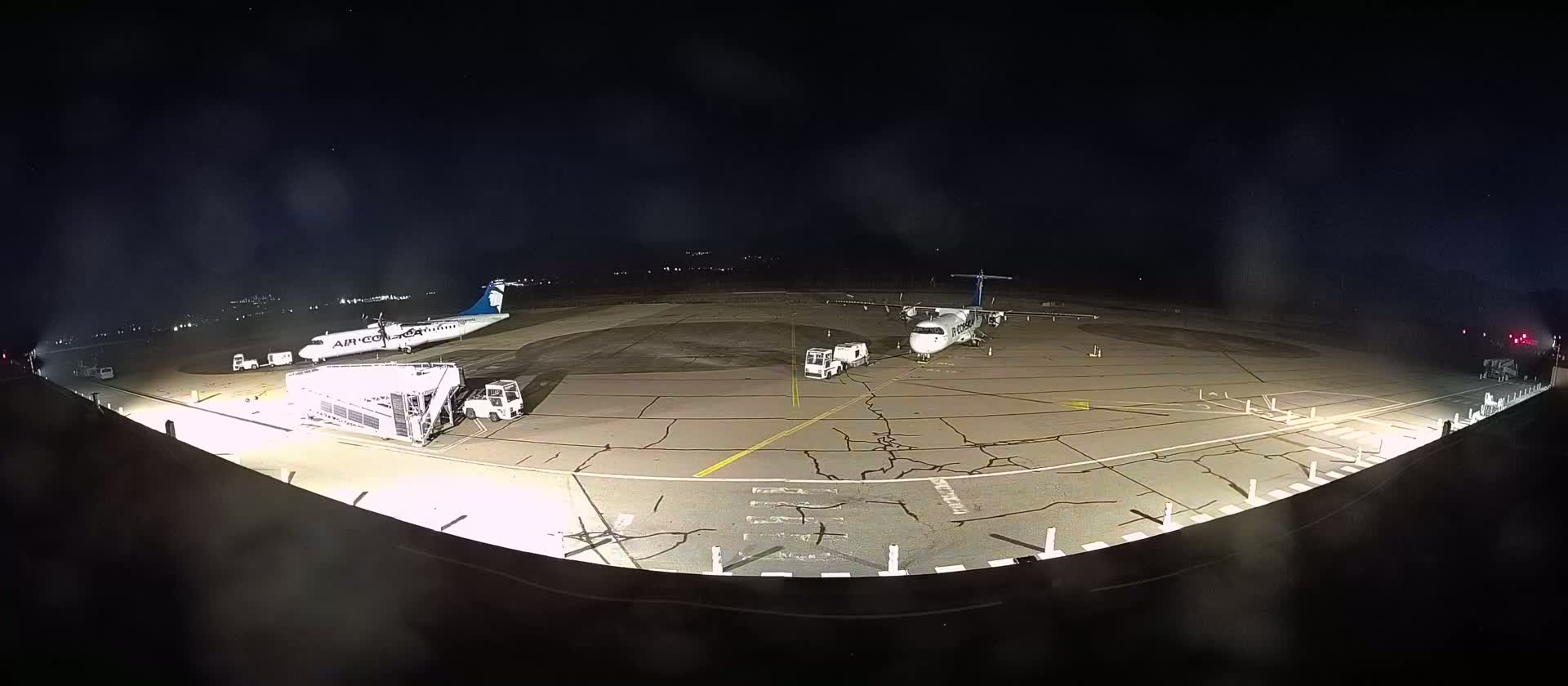 Corsica, Aéroport  de Calvi Sainte-Catherine Airport Live Cam CLY/LFKC - Calvi, Haute-Corse, Corse, France