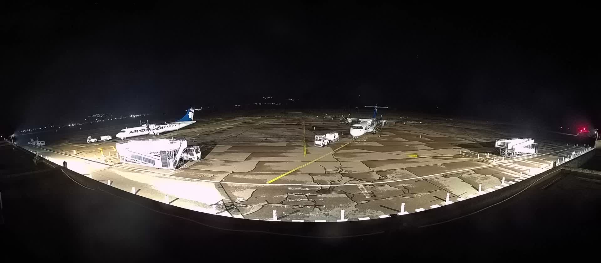 Corsica, Aéroport  de Calvi Sainte-Catherine Airport Live Cam CLY/LFKC - Calvi, Haute-Corse, Corse, France