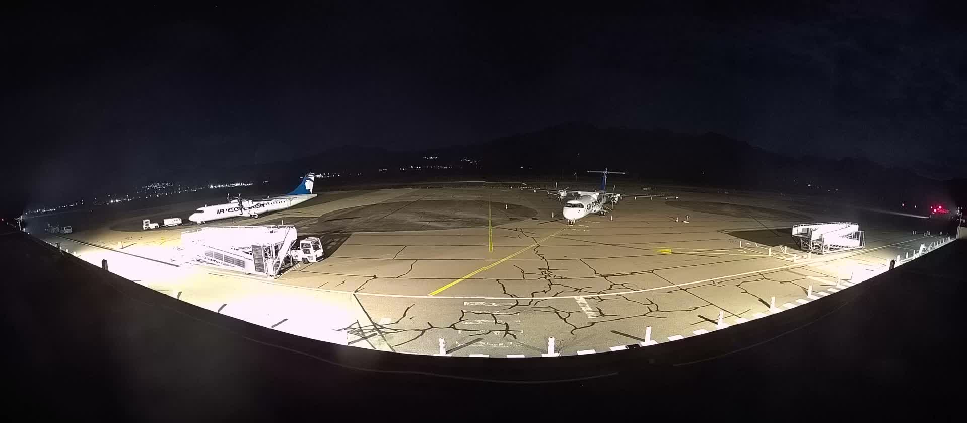 Corsica, Aéroport  de Calvi Sainte-Catherine Airport Live Cam CLY/LFKC - Calvi, Haute-Corse, Corse, France