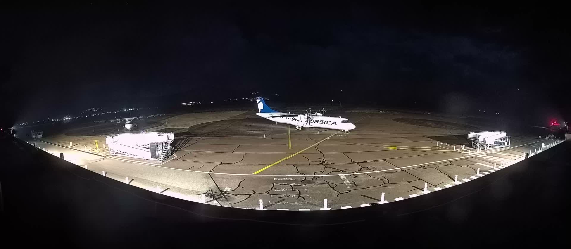 Corsica, Aéroport  de Calvi Sainte-Catherine Airport Live Cam CLY/LFKC - Calvi, Haute-Corse, Corse, France