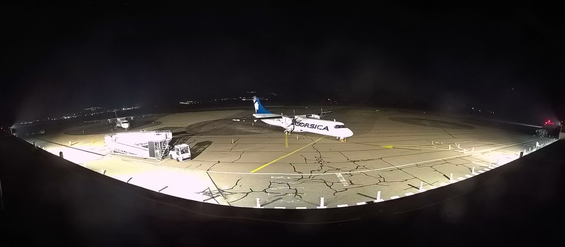 Corsica, Aéroport  de Calvi Sainte-Catherine Airport Live Cam CLY/LFKC - Calvi, Haute-Corse, Corse, France