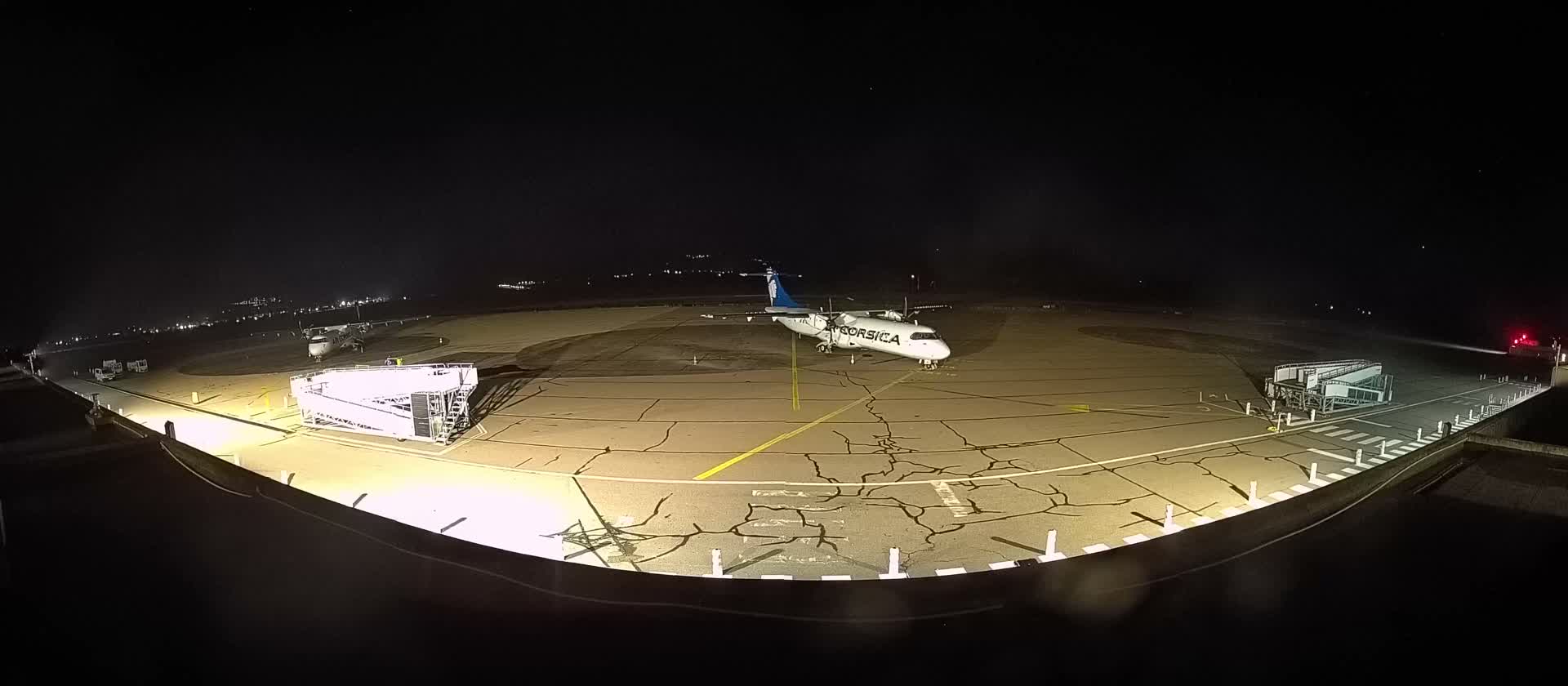 Corsica, Aéroport  de Calvi Sainte-Catherine Airport Live Cam CLY/LFKC - Calvi, Haute-Corse, Corse, France