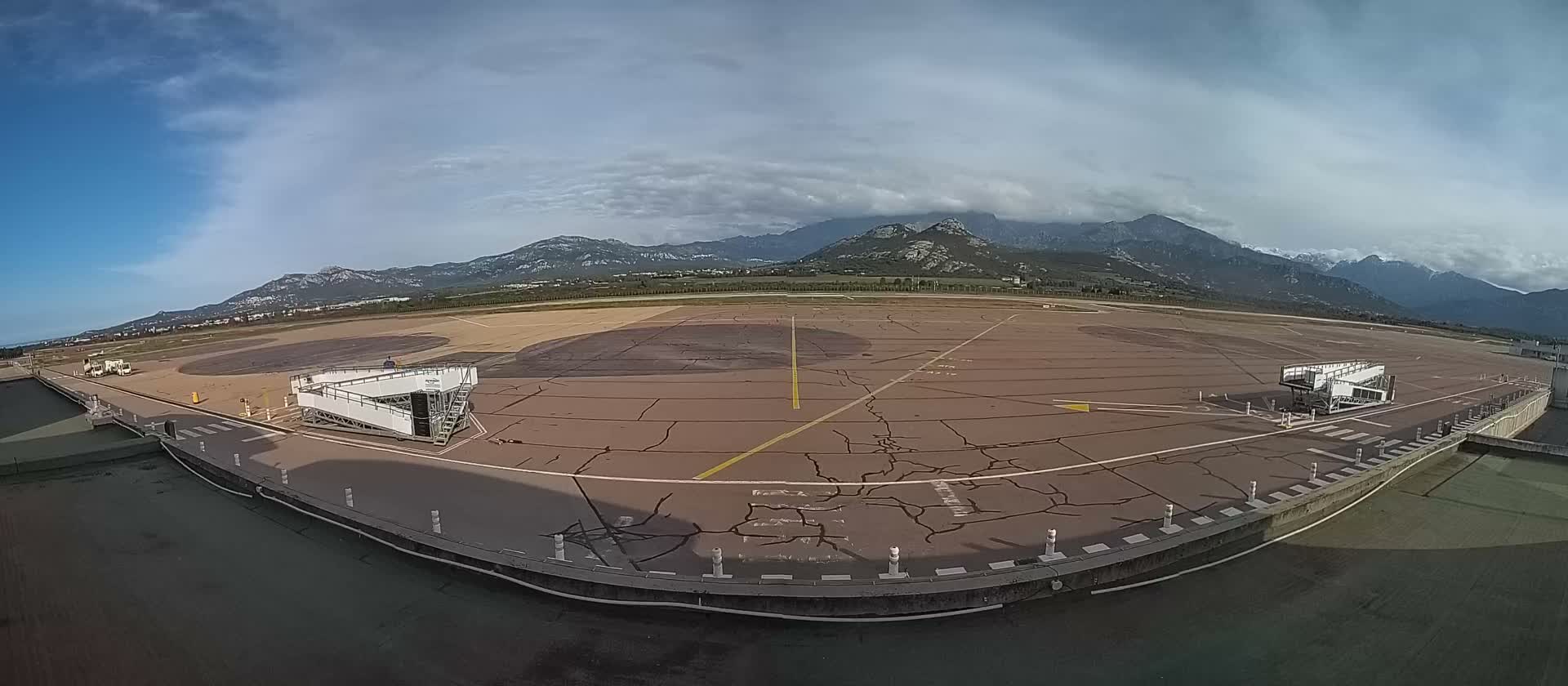 Corsica, Aéroport  de Calvi Sainte-Catherine Airport Live Cam CLY/LFKC - Calvi, Haute-Corse, Corse, France