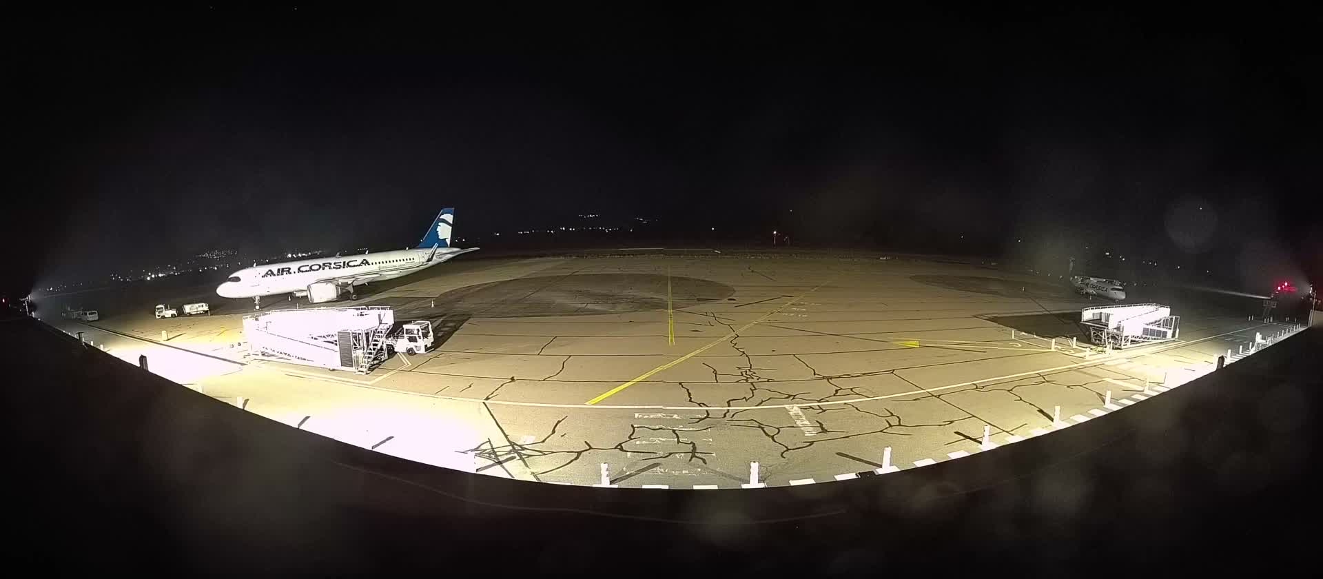 Corsica, Aéroport  de Calvi Sainte-Catherine Airport Live Cam CLY/LFKC - Calvi, Haute-Corse, Corse, France