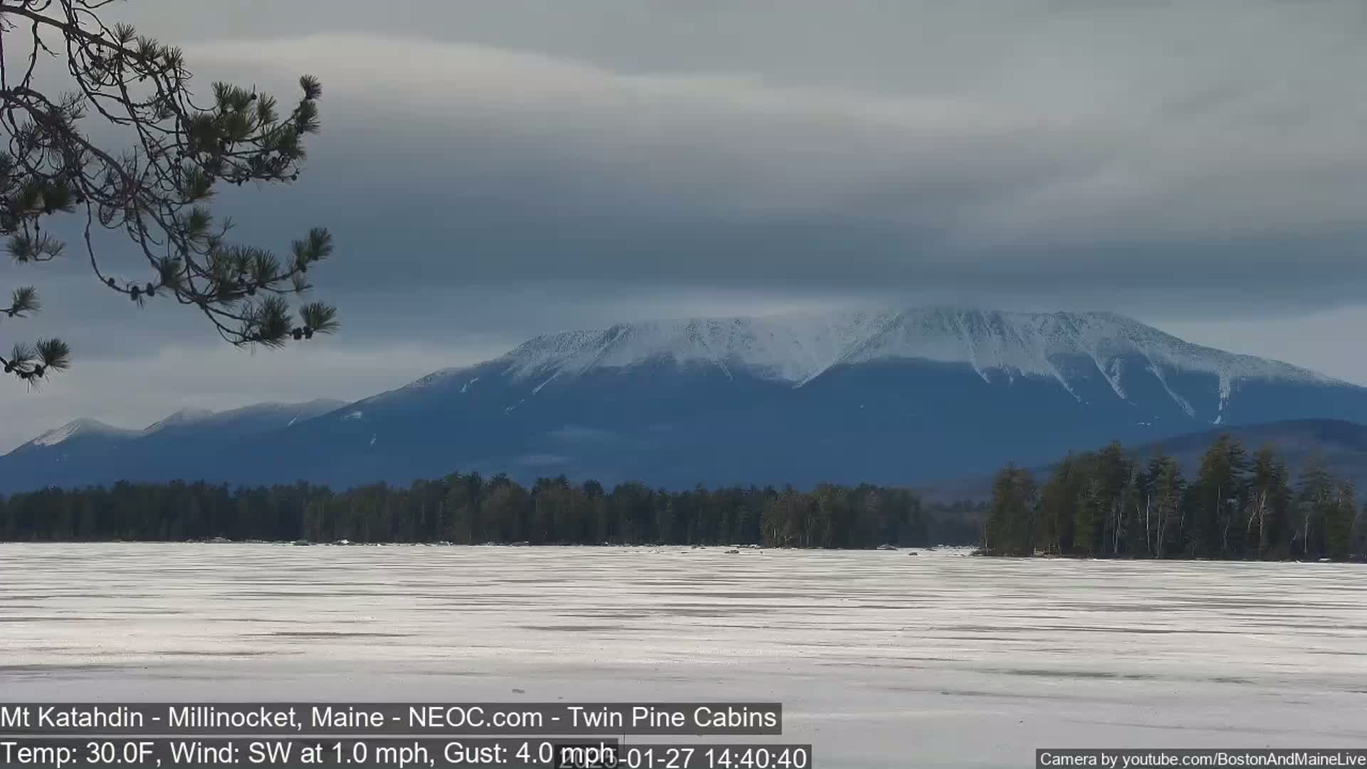 Mt Katahdin Live Cam - Millinocket, Maine, USA