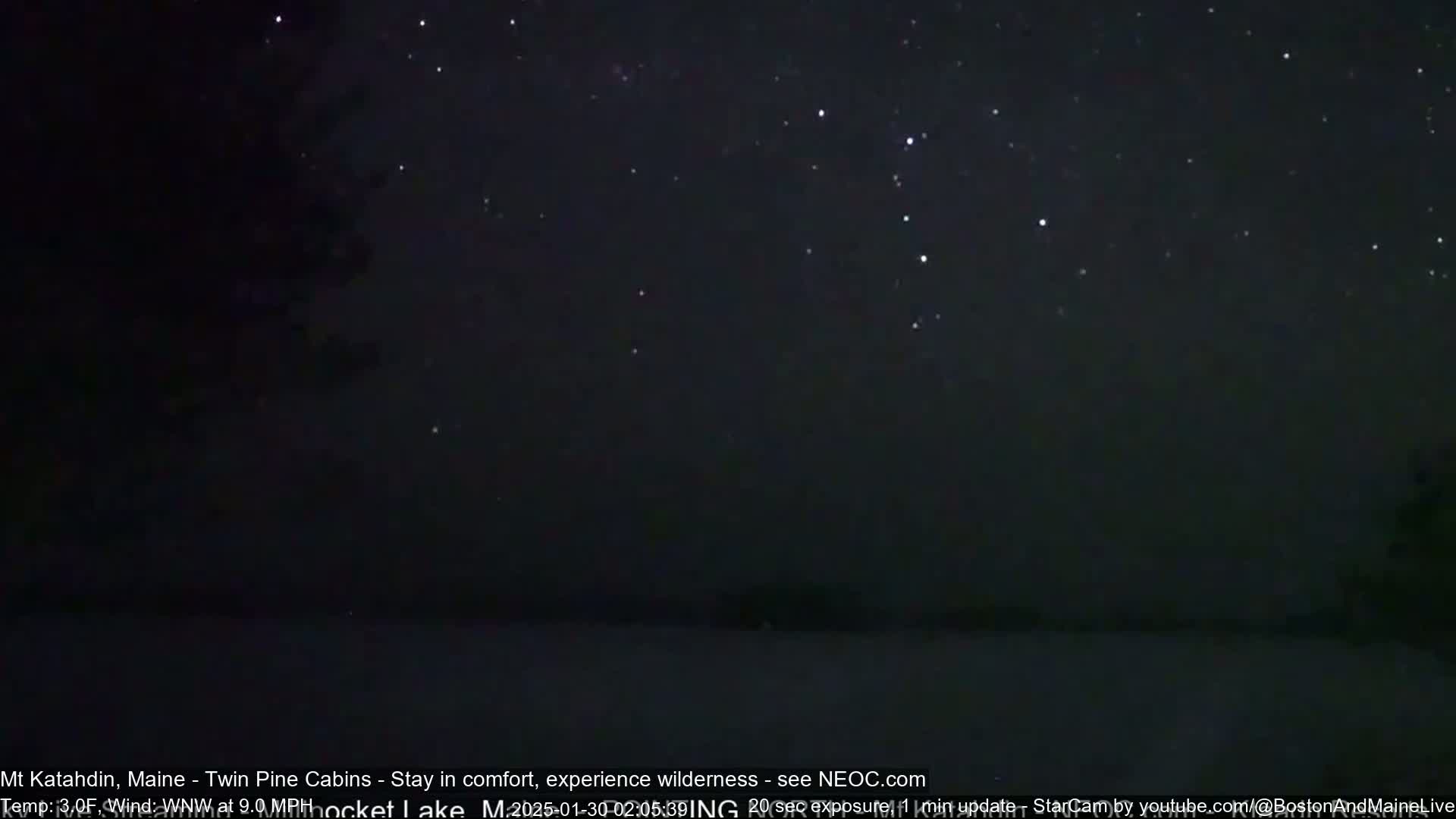 Mt Katahdin Live Cam - Millinocket, Maine, USA