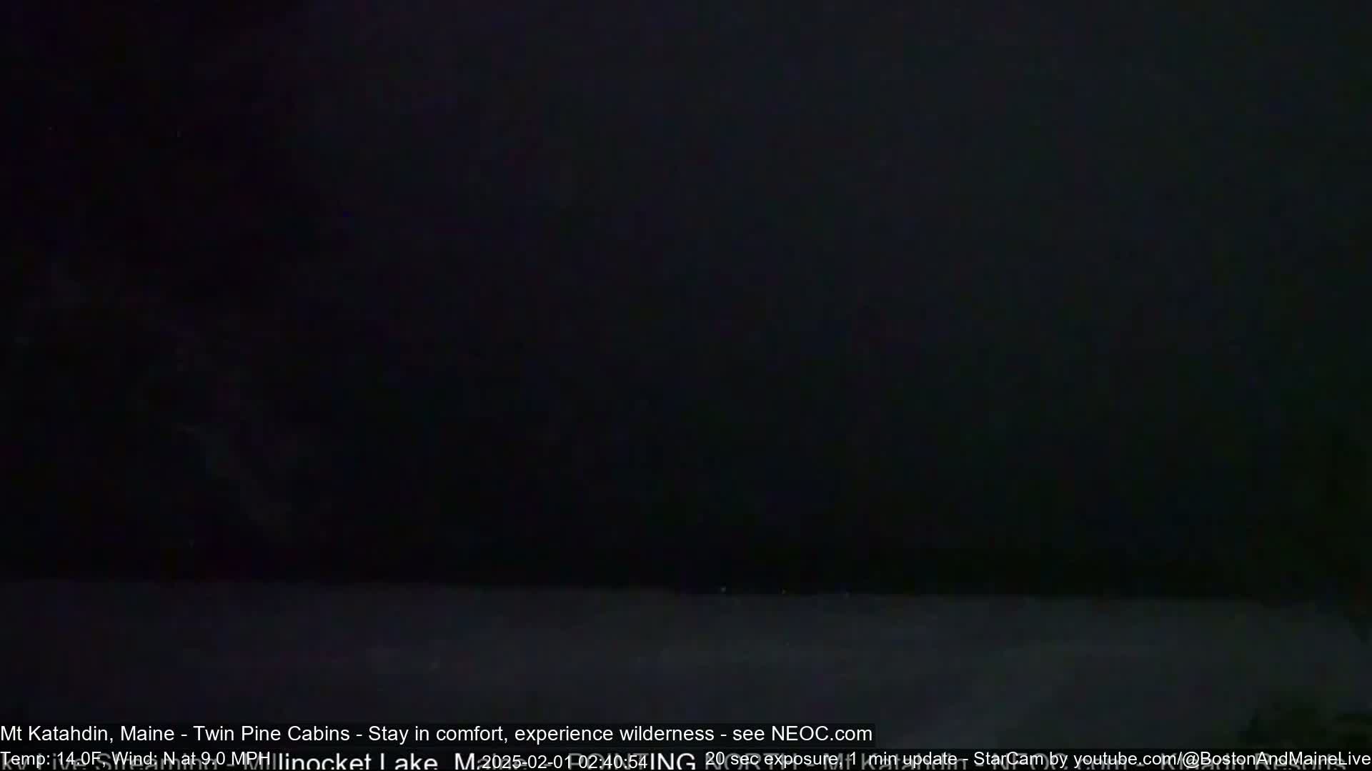 Mt Katahdin Live Cam - Millinocket, Maine, USA