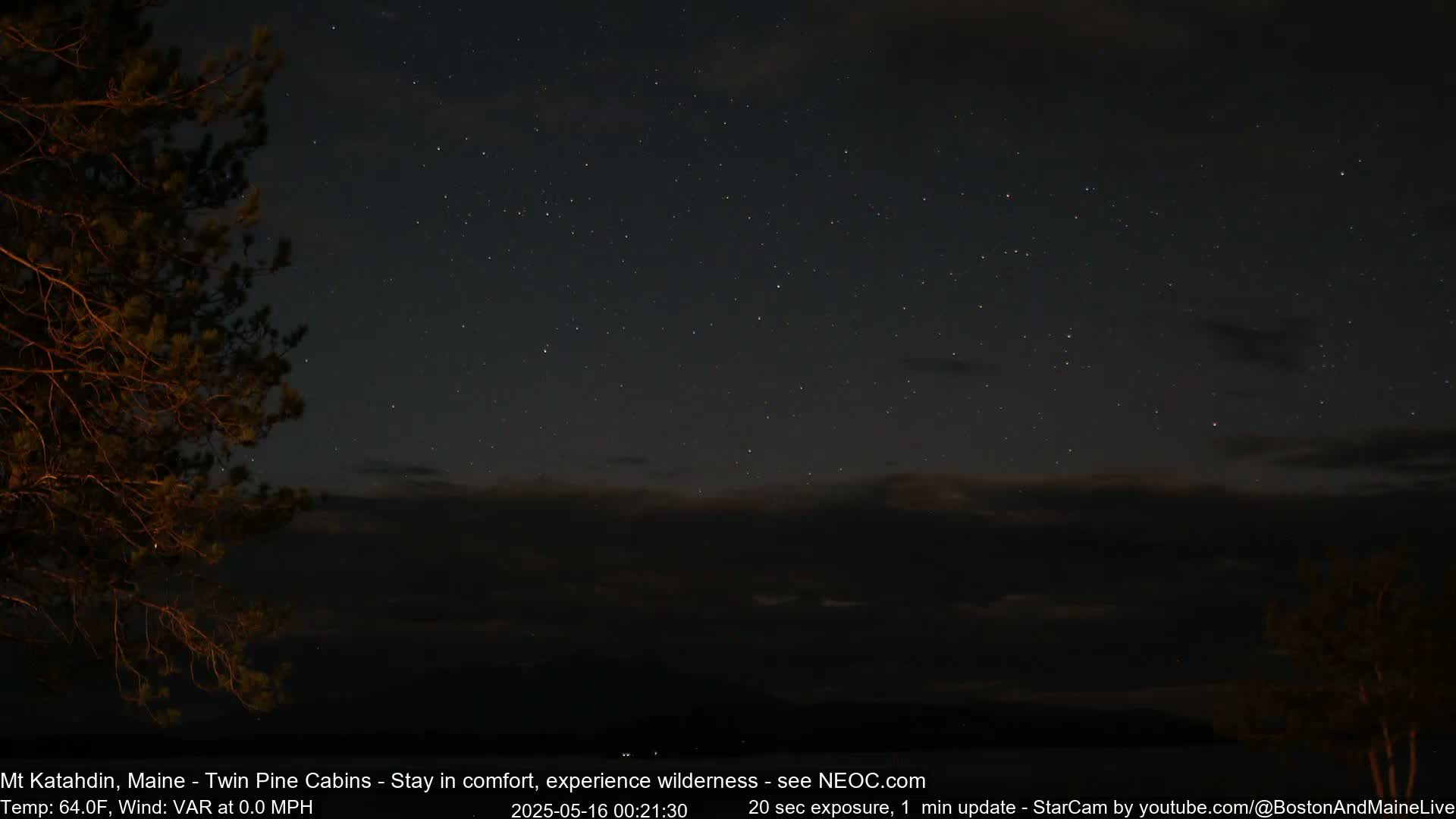 Mt Katahdin Live Cam - Millinocket, Maine, USA