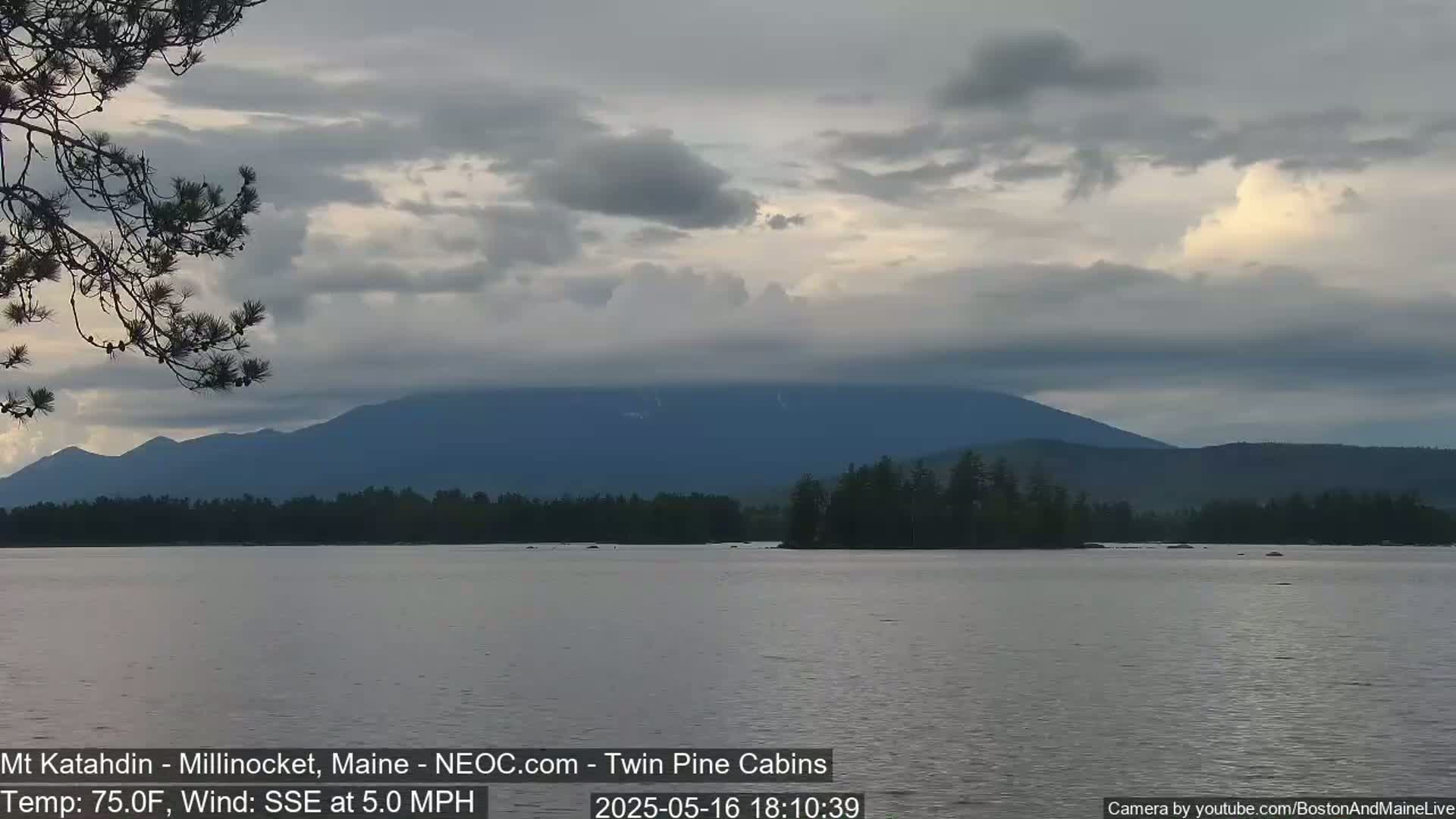 Mt Katahdin Live Cam - Millinocket, Maine, USA