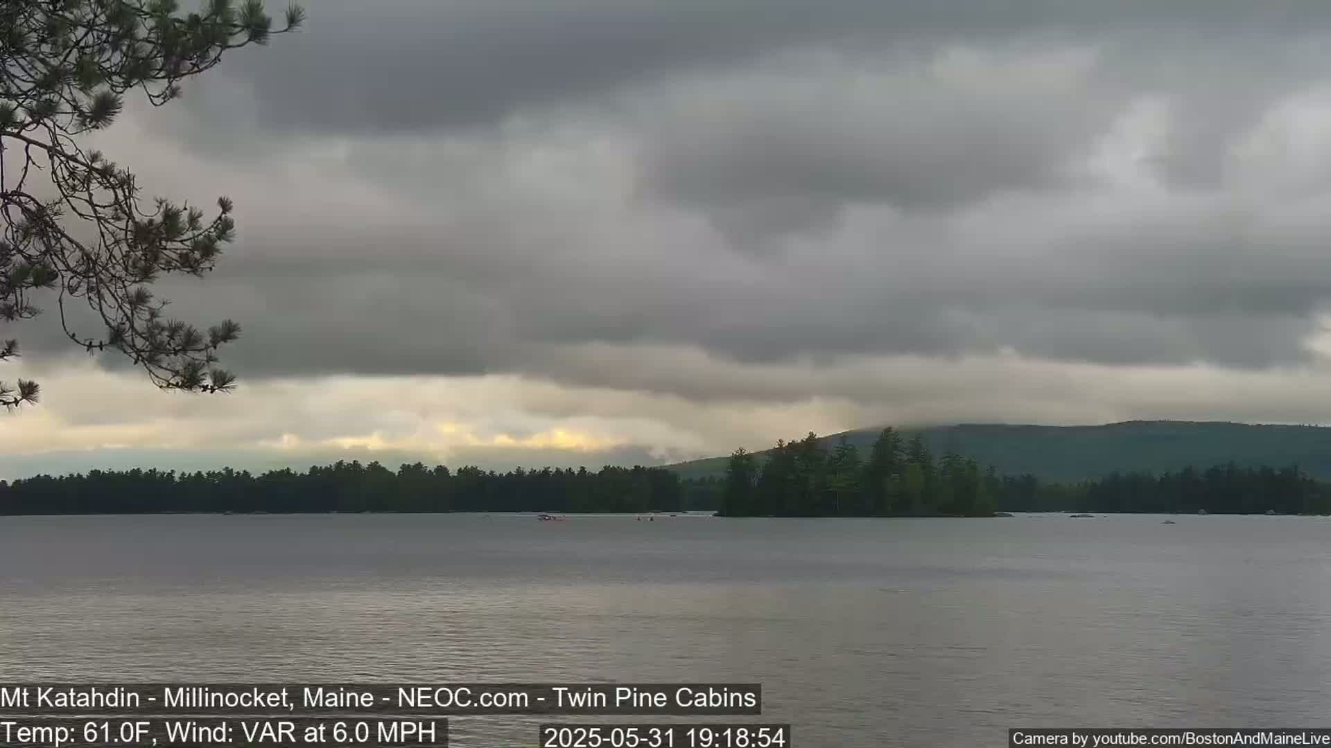 Mt Katahdin Live Cam - Millinocket, Maine, USA