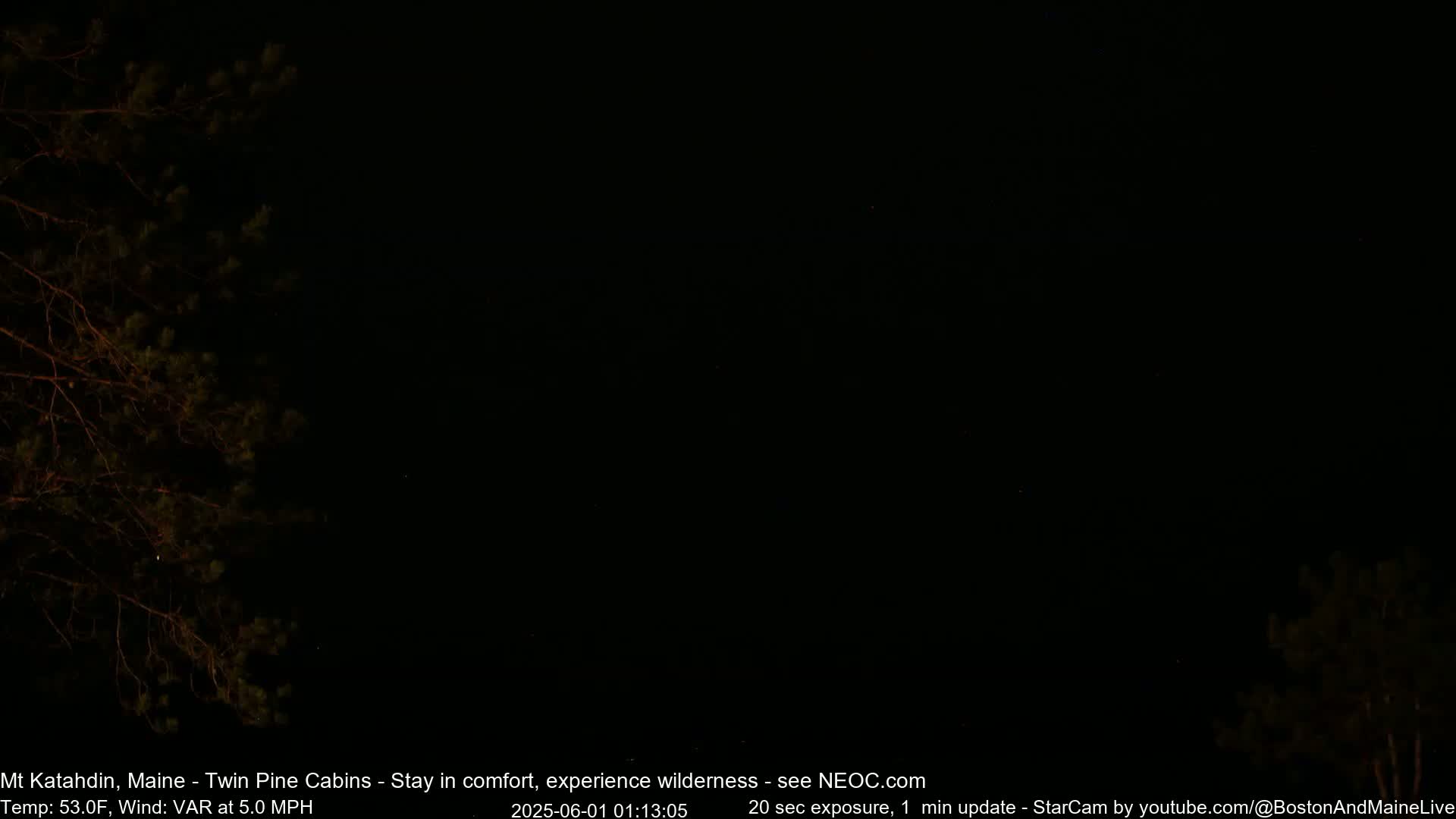Mt Katahdin Live Cam - Millinocket, Maine, USA