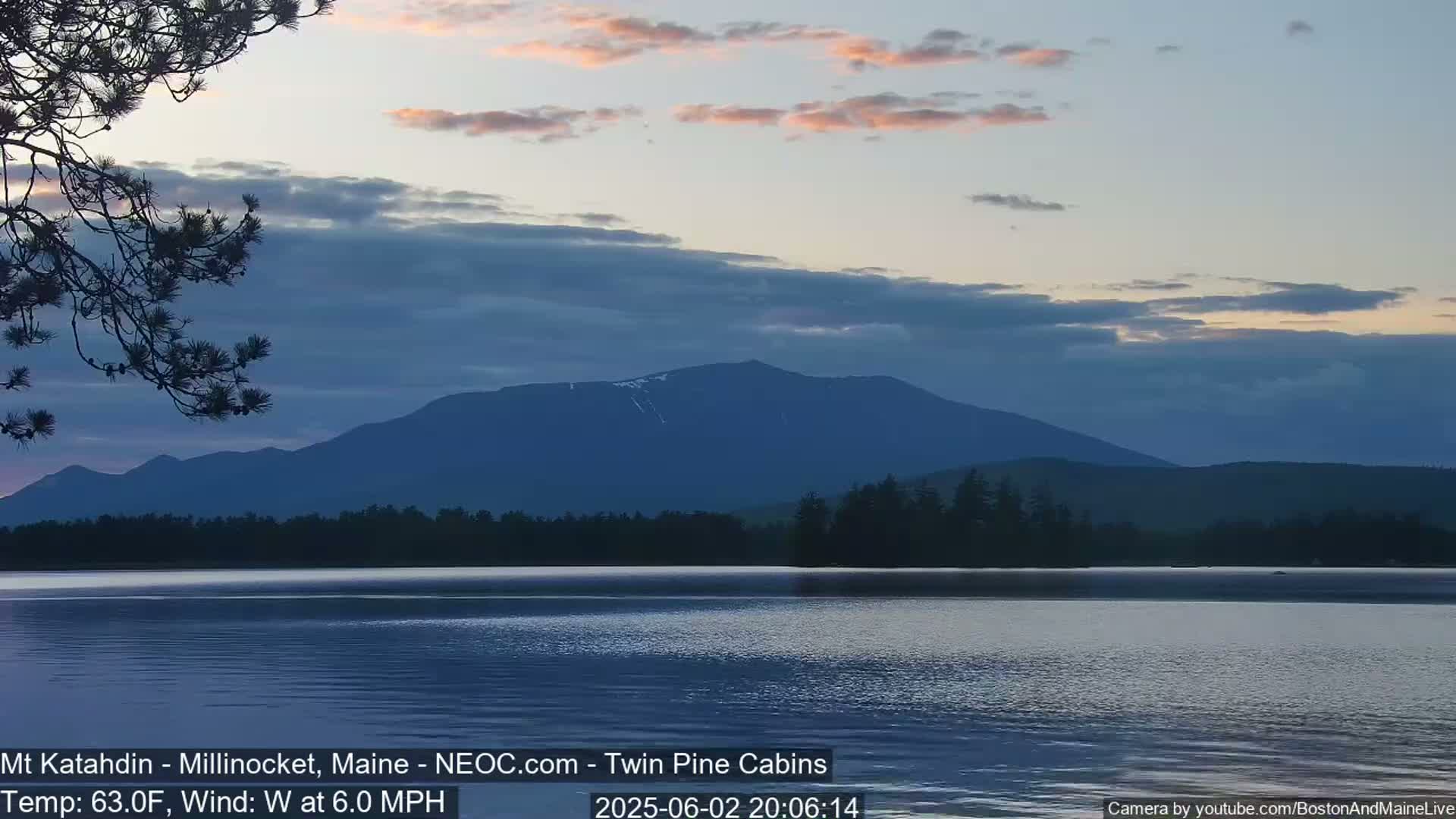 Mt Katahdin Live Cam - Millinocket, Maine, USA