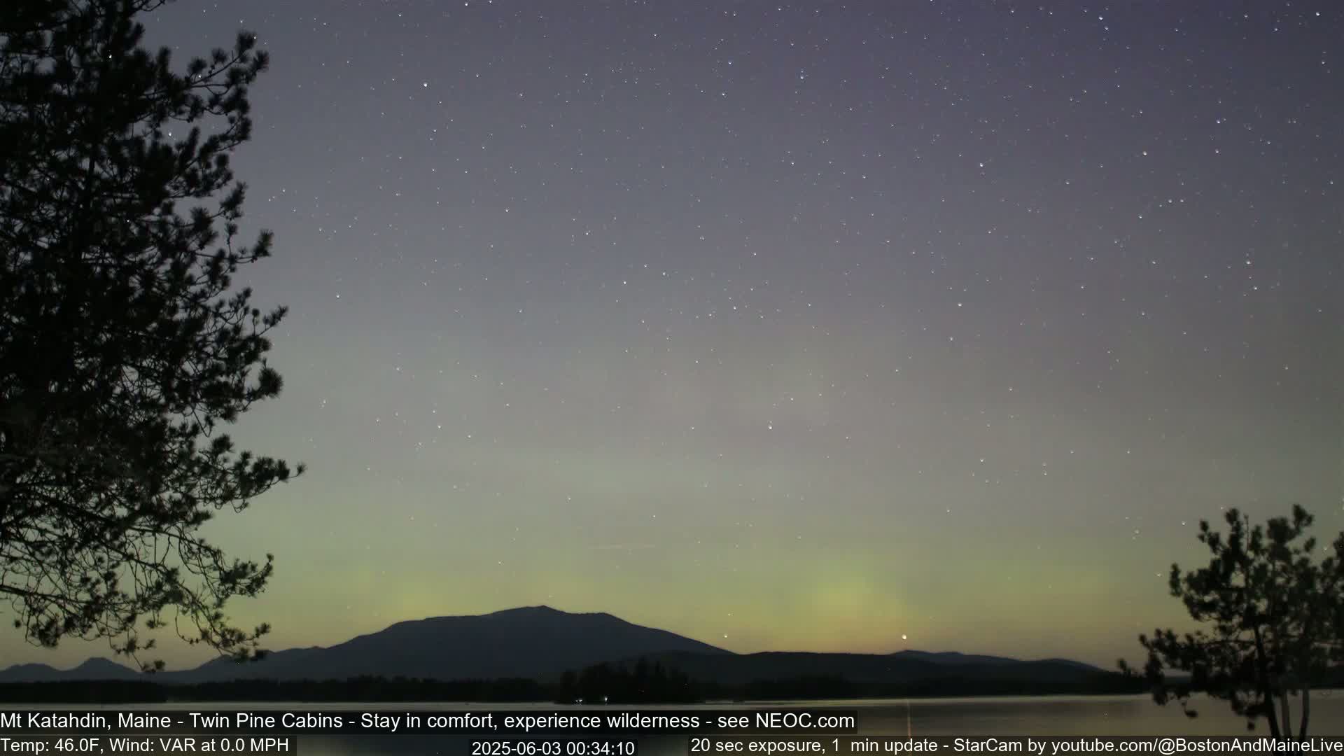 Mt Katahdin Live Cam - Millinocket, Maine, USA