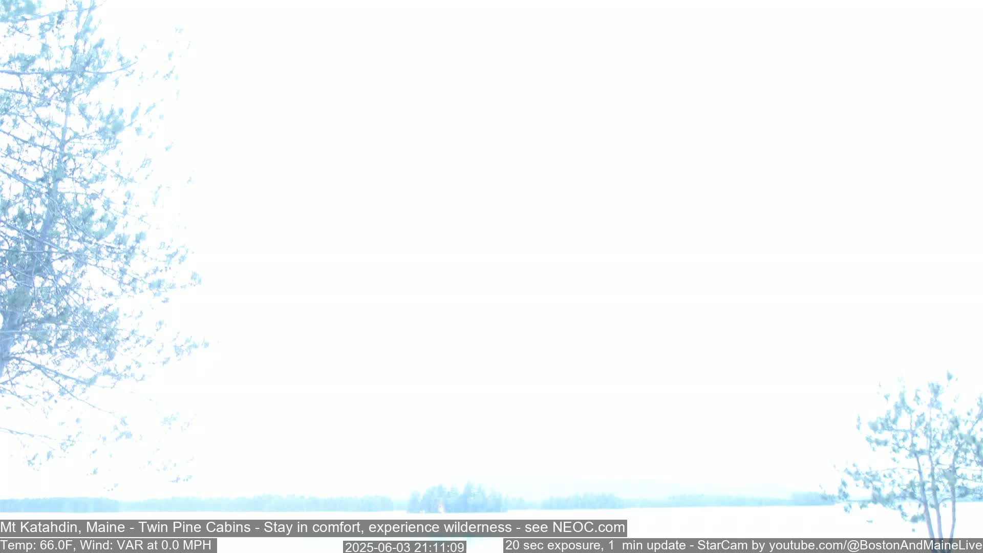 Mt Katahdin Live Cam - Millinocket, Maine, USA