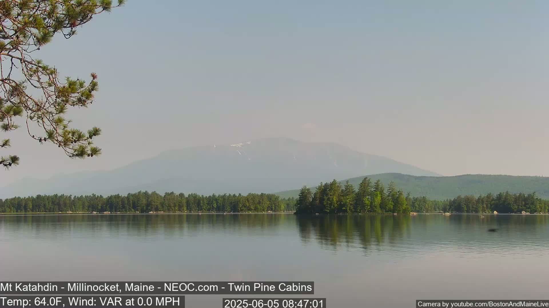Mt Katahdin Live Cam - Millinocket, Maine, USA