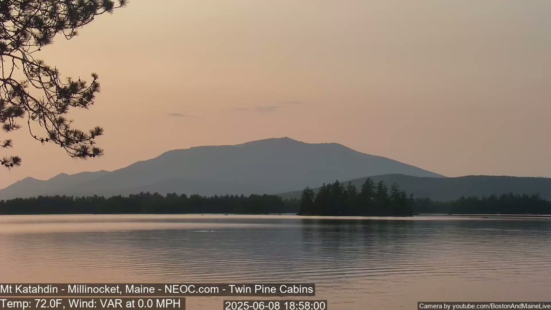 Mt Katahdin Live Cam - Millinocket, Maine, USA
