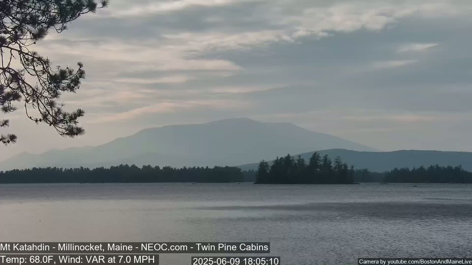 Mt Katahdin Live Cam - Millinocket, Maine, USA