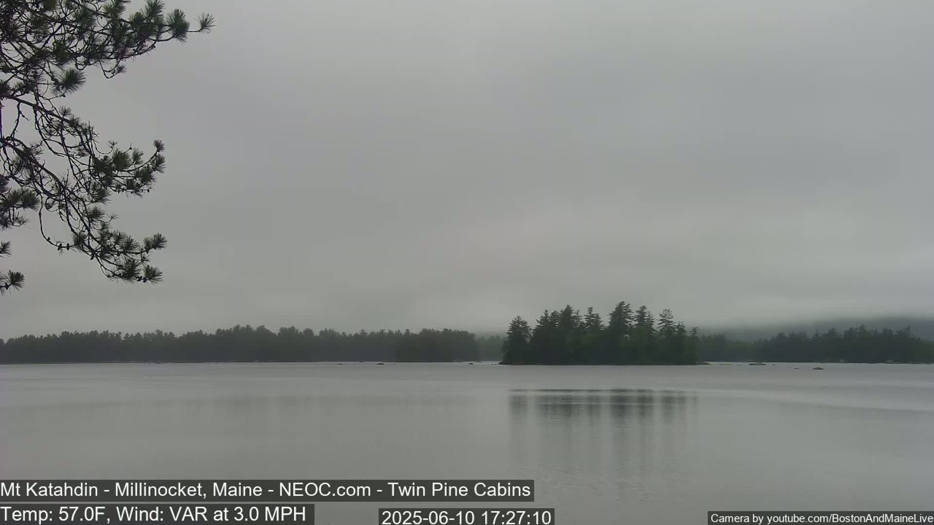 Mt Katahdin Live Cam - Millinocket, Maine, USA