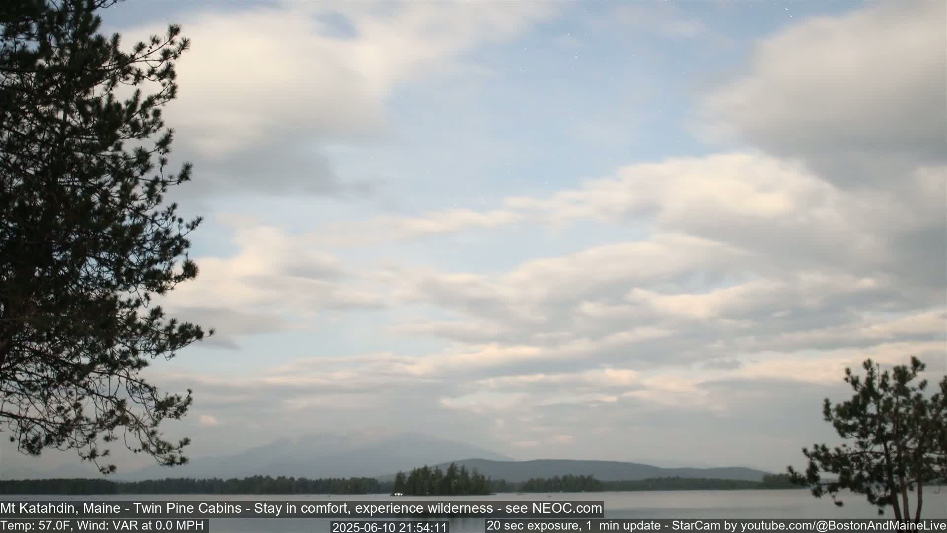 Mt Katahdin Live Cam - Millinocket, Maine, USA