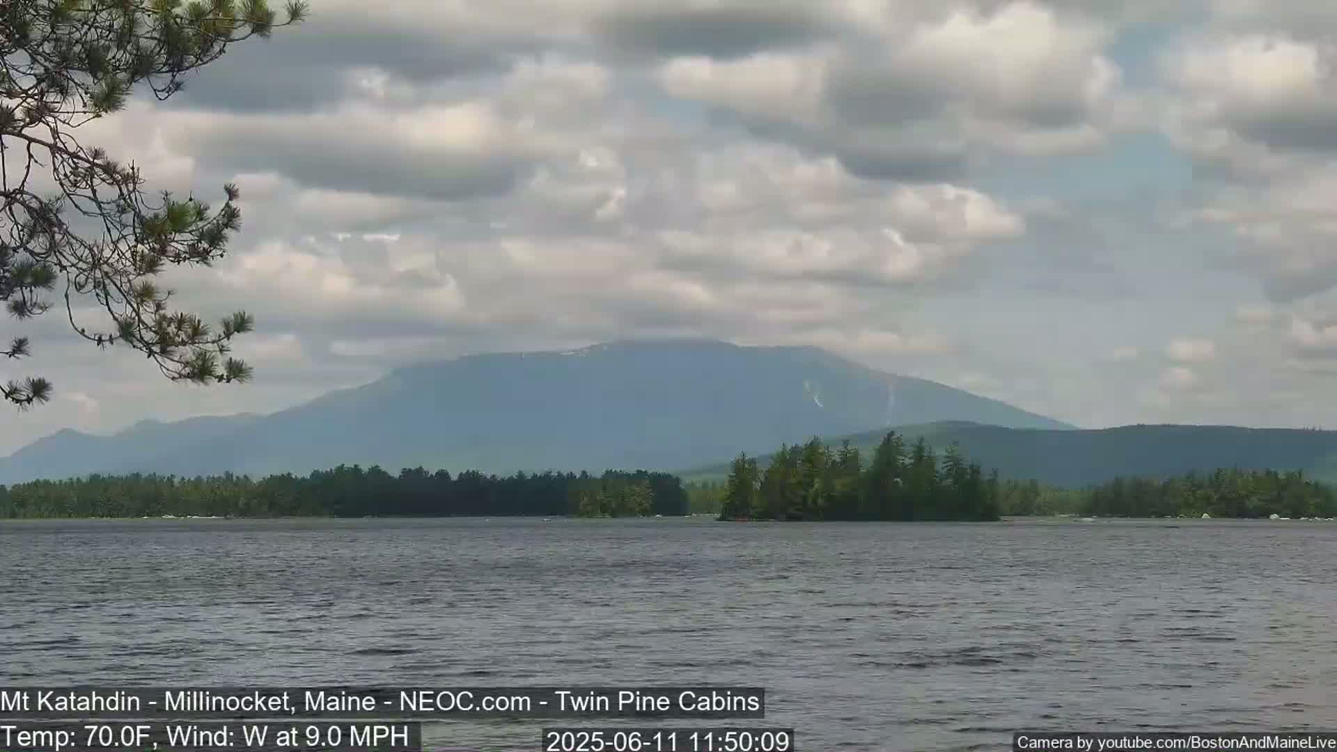 Mt Katahdin Live Cam - Millinocket, Maine, USA