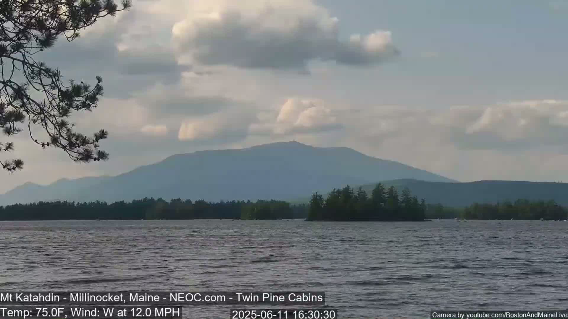 Mt Katahdin Live Cam - Millinocket, Maine, USA