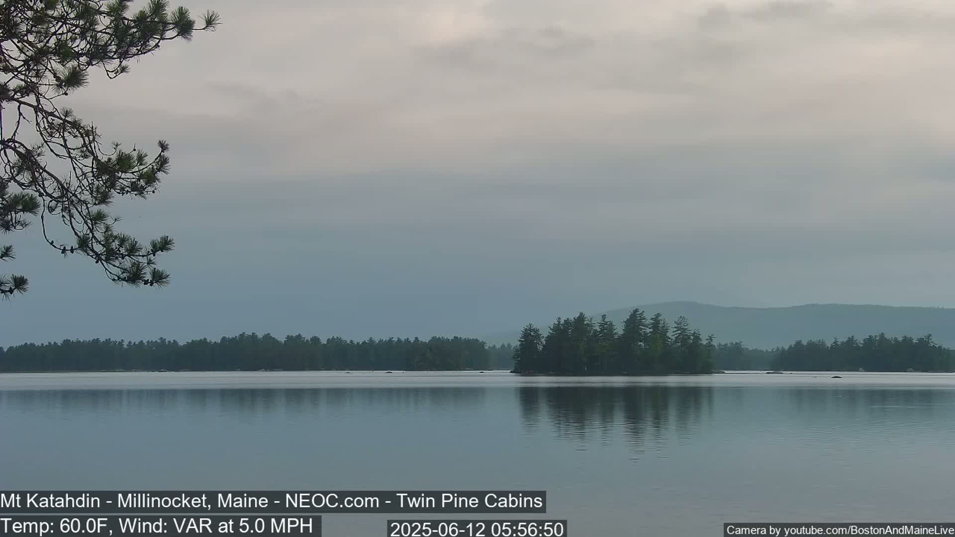 Mt Katahdin Live Cam - Millinocket, Maine, USA