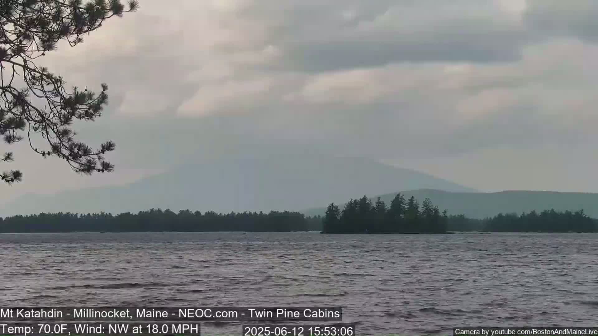 Mt Katahdin Live Cam - Millinocket, Maine, USA