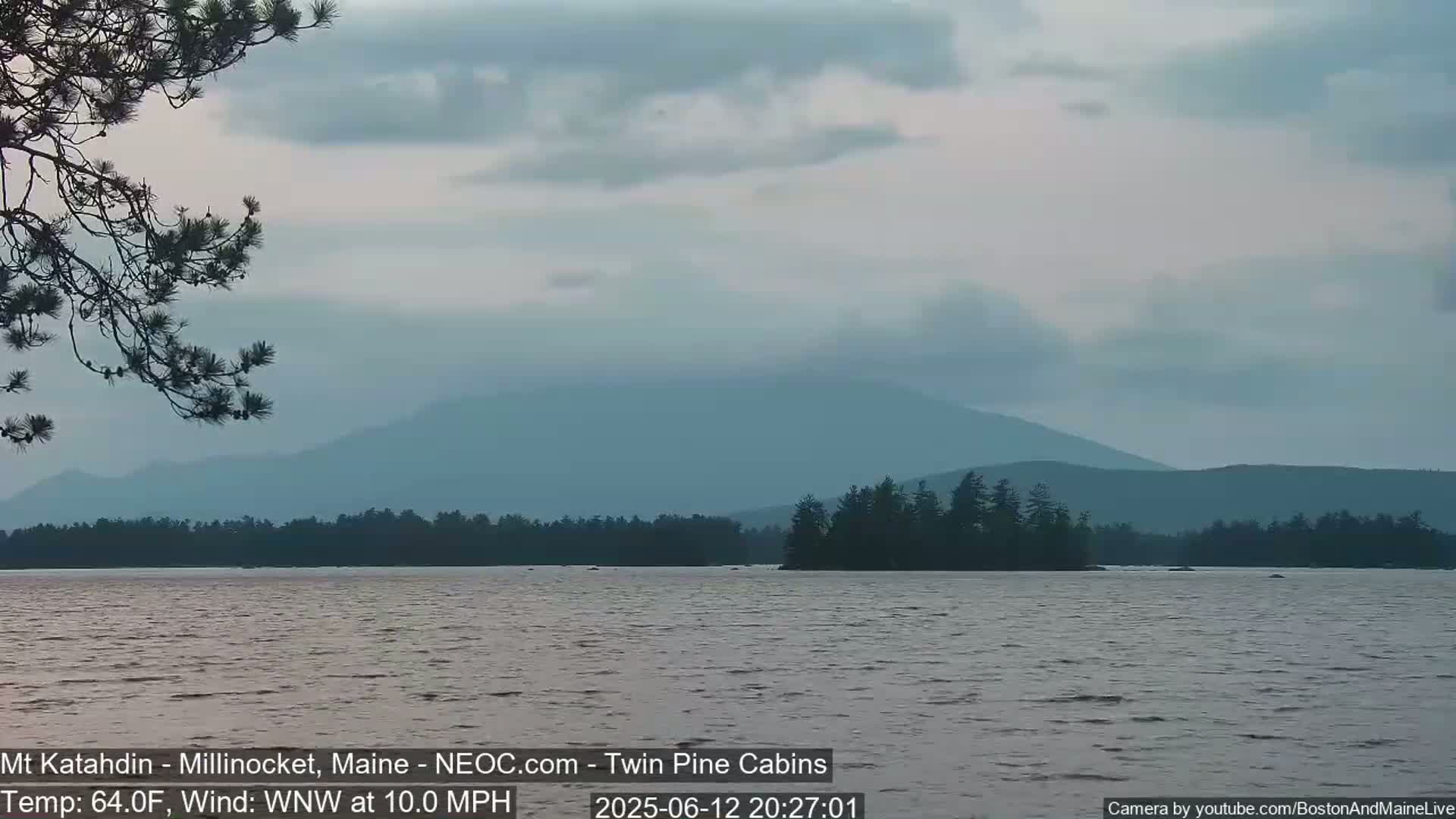Mt Katahdin Live Cam - Millinocket, Maine, USA
