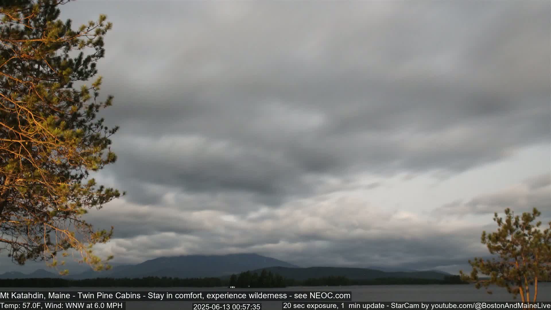 Mt Katahdin Live Cam - Millinocket, Maine, USA