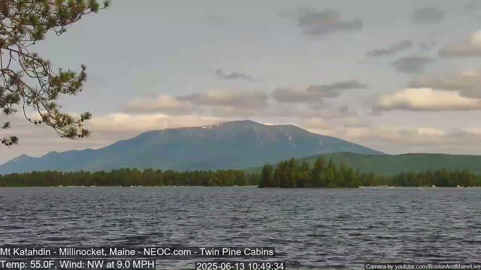 Mt Katahdin Live Cam - Millinocket, Maine, USA