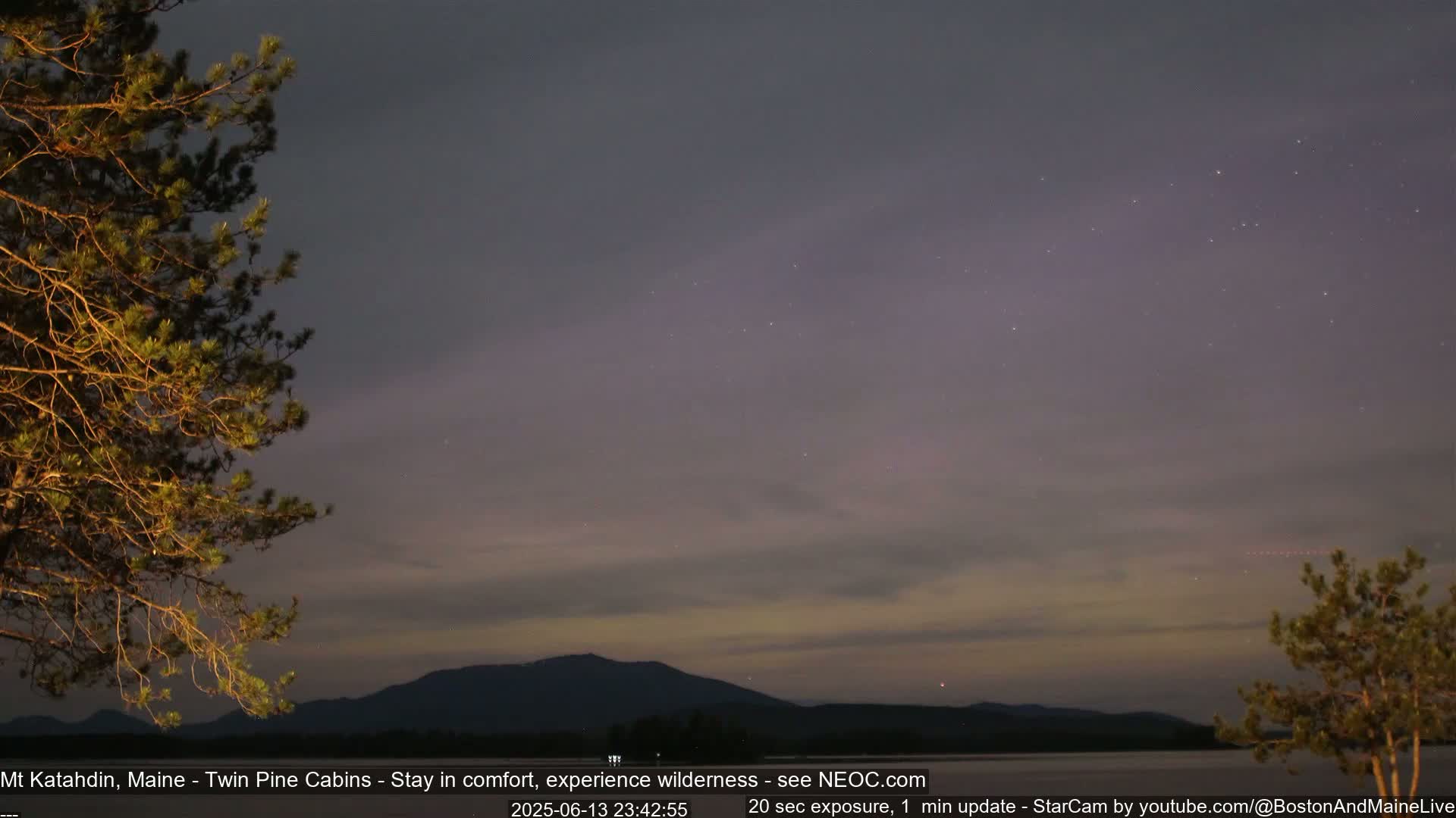 Mt Katahdin Live Cam - Millinocket, Maine, USA