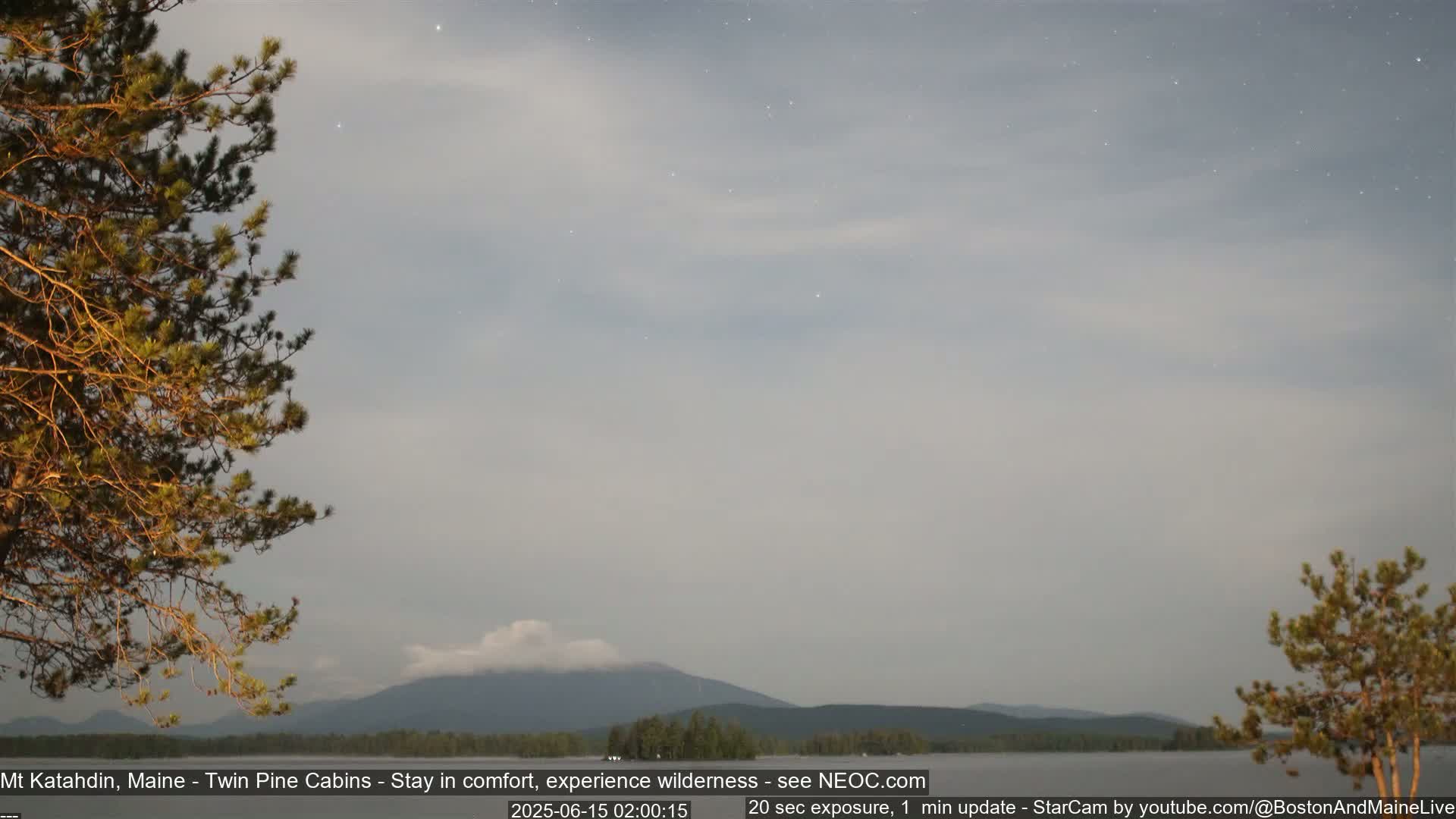 Mt Katahdin Live Cam - Millinocket, Maine, USA