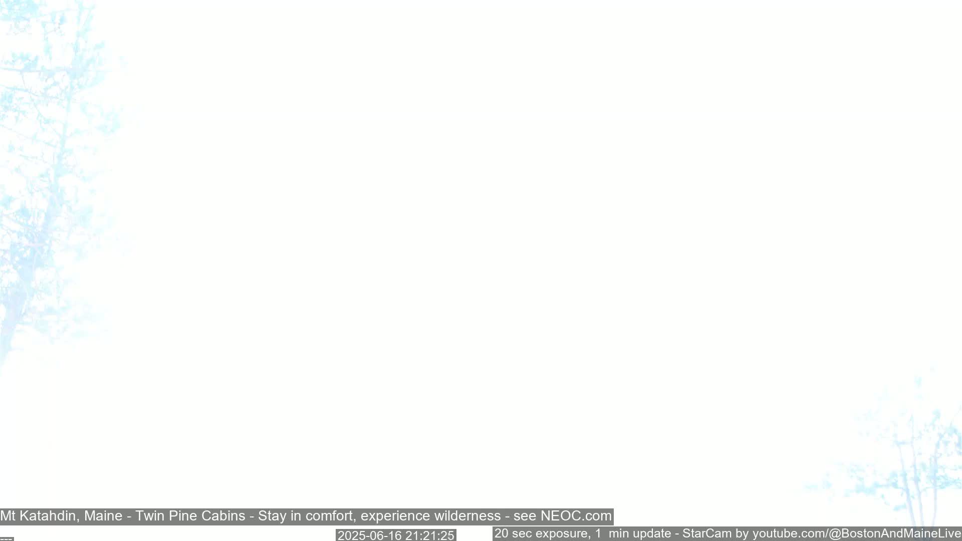 Mt Katahdin Live Cam - Millinocket, Maine, USA